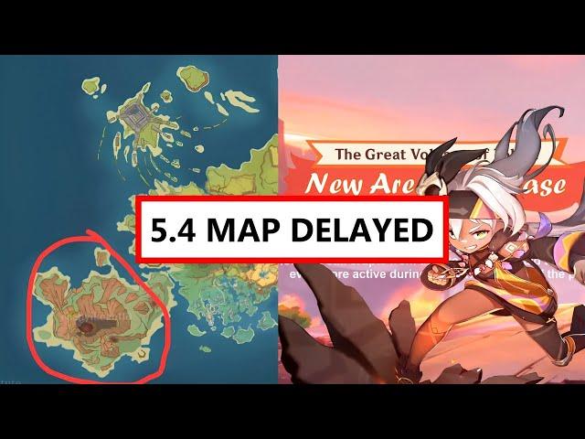 NOW CONFIRMED 5.4 MAP DELAYED and OTHER INFO! | Genshin Impact