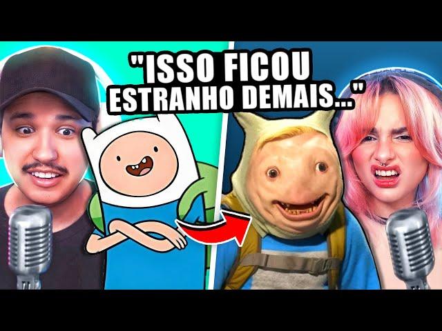 versões realistas TENEBROSAS de PERSONAGENS famosos | React Fala Sério