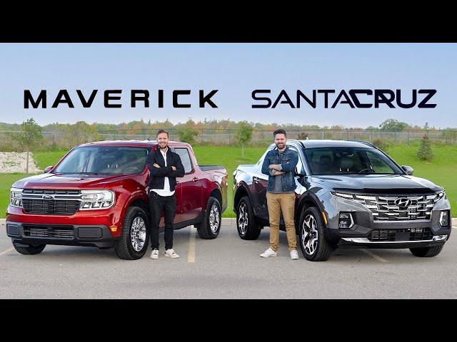 2022 Ford Maverick vs Hyundai Santa Cruz // The $40,000 Question