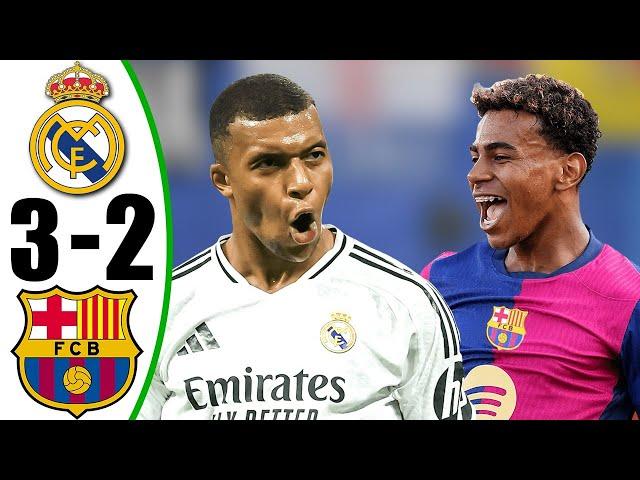 Real Madrid vs Barcelona 3-2 - All Goals & Highlights - 2024