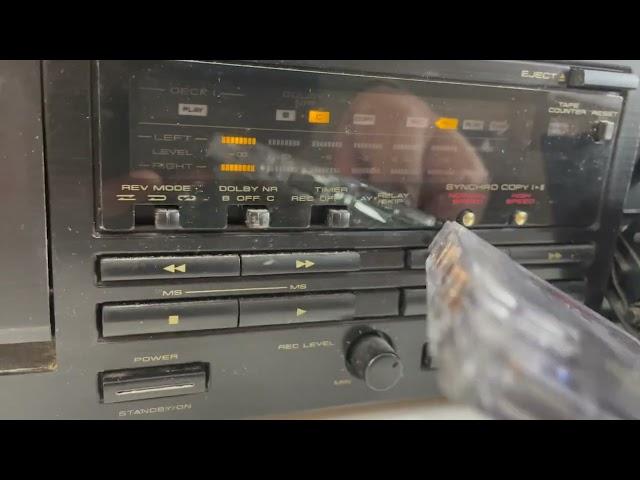 Pioneer CT-W302R Stereo Double Cassette Deck Recorder/Tape - Need Belt