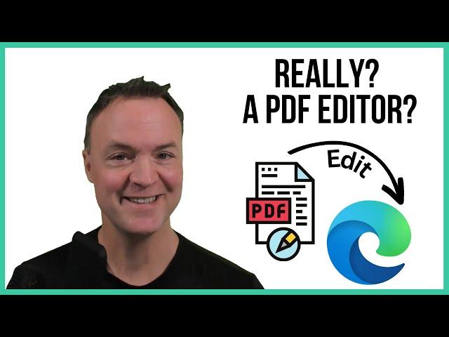 How to use Microsoft Edge as a PDF editor