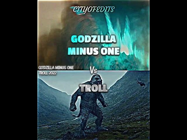 Godzilla Minus one vs Troll #godzillaminusone #troll2022 #vsedit #vsbattle #kaiju #kaijubattle