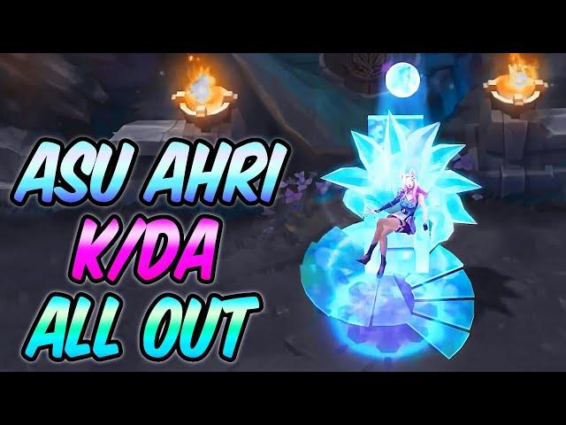 K/DA ALL OUT AHRI MID FULL AP GAMEPLAY | AHRI ASU REWORK VISUAL UPGRADE | League of Legends