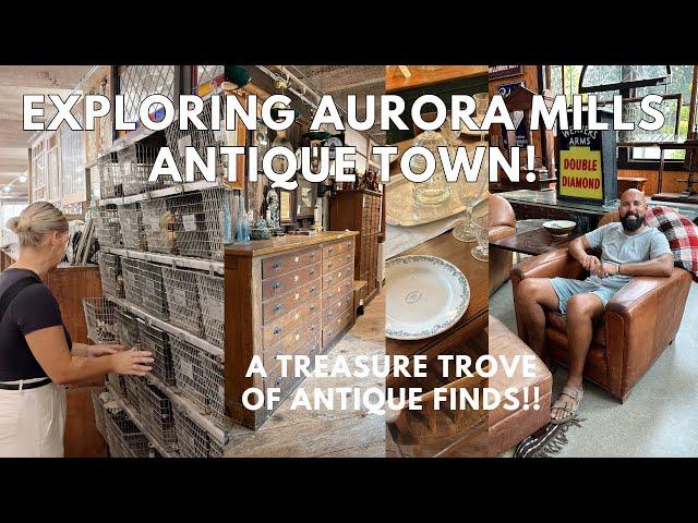 Aurora Mills Antiques, Antique Home Decor Shop With Me, Vintage Home Decor | Brandy Jackson