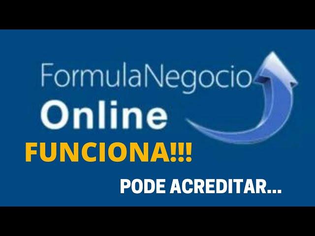 FÓRMULA NEGÓCIO ONLINE funciona mesmo!