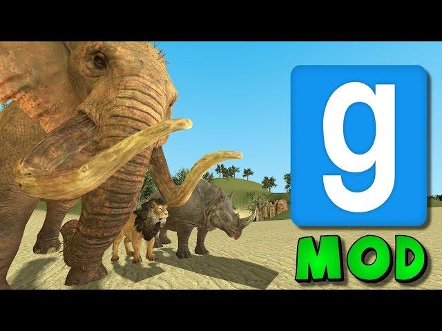 Garry's Mod: Awesome Wild Animals! | Mod Showcase