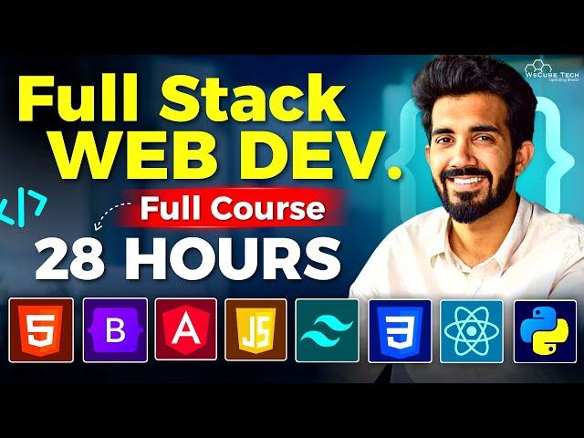 Web Development Full Course [28 HOURS] | Learn Full-Stack Web Development in 2024