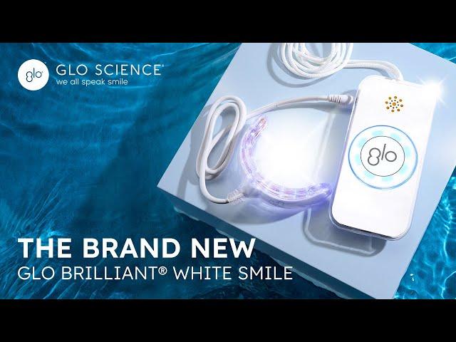 The NEW GLO Brilliant White Smile Teeth Whitening Device with Illuminating Heat Technology!