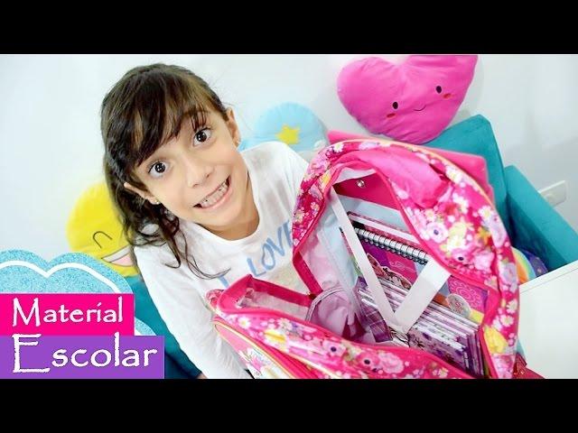 ORGANIZANDO MEU MATERIAL ESCOLAR  Arrumando a Mochila, Estojo, Cadernos para volta às aulas