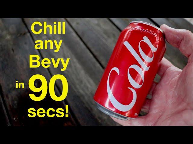 Fastest Way to ● Chill A Beverage ( this actually works ! )