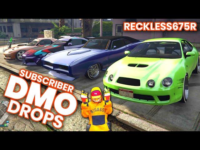 DMO Subscriber Creation Car Drops Online - Road to 1,000 Subs - GRAND THEFT AUTO 5 #GTA5 1.57 #DMO