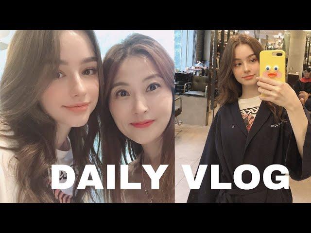 DAILY VLOG day with me //  NEW HAIR! SHOPPING! SKINCARE CLINIC 