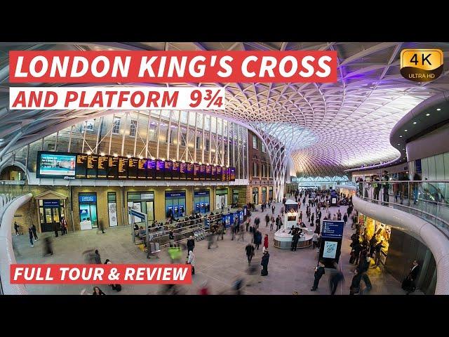 【4K】London King's Cross - The Station That Platform 9¾ made World-Famous - With Captions【CC】