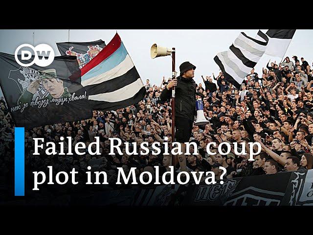 Moldova claims foreign saboteurs disguised as football fans planned to stage a coup | DW News