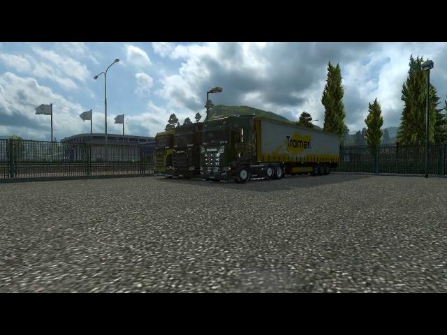 Конвой в Euro Truck Simulator 2 от VTK UralTransLogistik