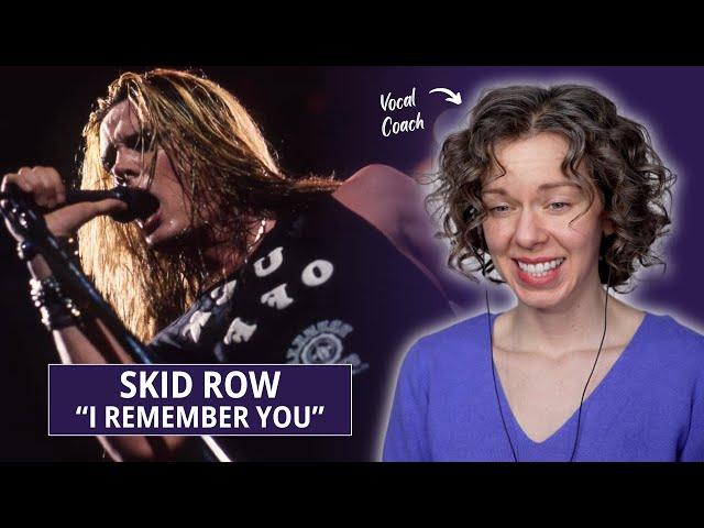 Skid Row LIVE! Reaction and Vocal Analysis featuring the song "I Remember You"