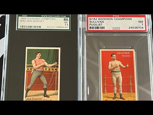 1888 N162 Goodwin Champions Cards - Part 10 Boxers Sullivan Dempsey Pugilists