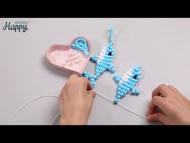 Happy makers Bead Pets，dolphin making process reference video