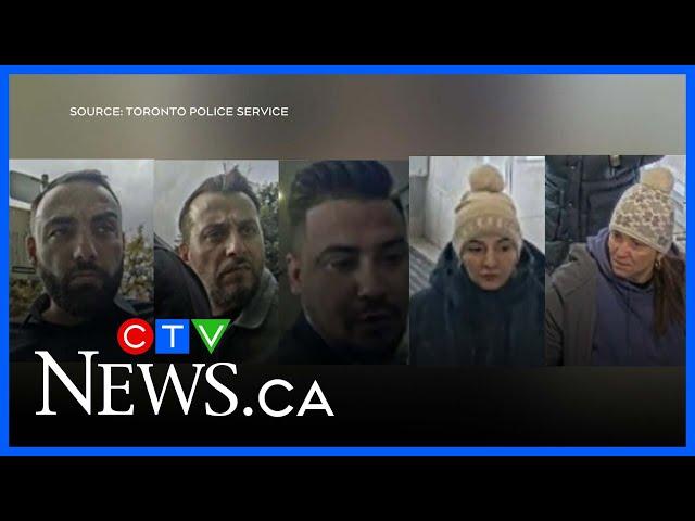 Toronto Police looking for 5 suspects targeting the elderly in ATM ‘distraction’ theft
