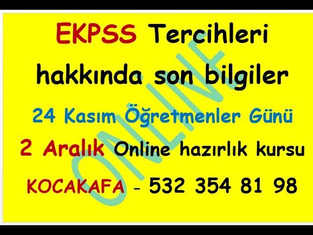 EKPSS Kadro sayıları Aralık Sonu gibi açıklanırmı,Kontenjanlar ne olur? 24 Kasım Öğretmenler günü