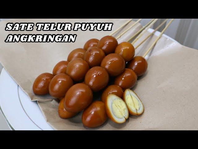 RESEP SATE TELUR PUYUH ALA ANGKRINGAN