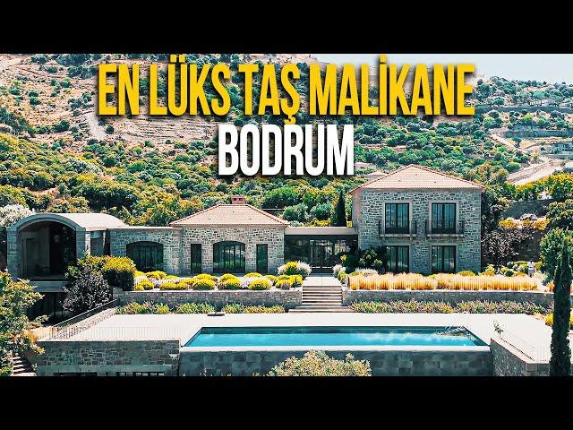 Bodrum'un EN LÜKS İtalyan Tarzı Taş Malikanesi'ni Geziyoruz! (YALIKAVAK)