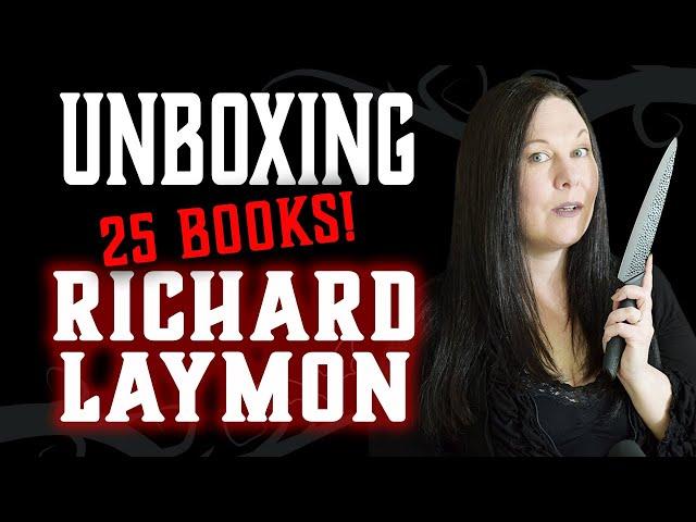 Unboxing Richard Laymon: Master of extreme horror 25 book haul!