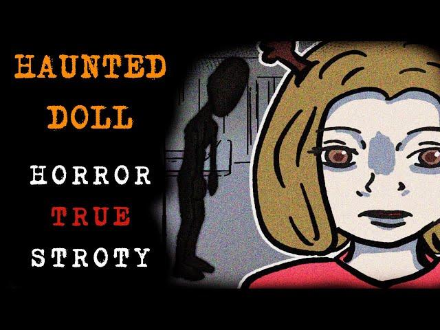 Creepy Haunted Doll Moving Horror Story Animated