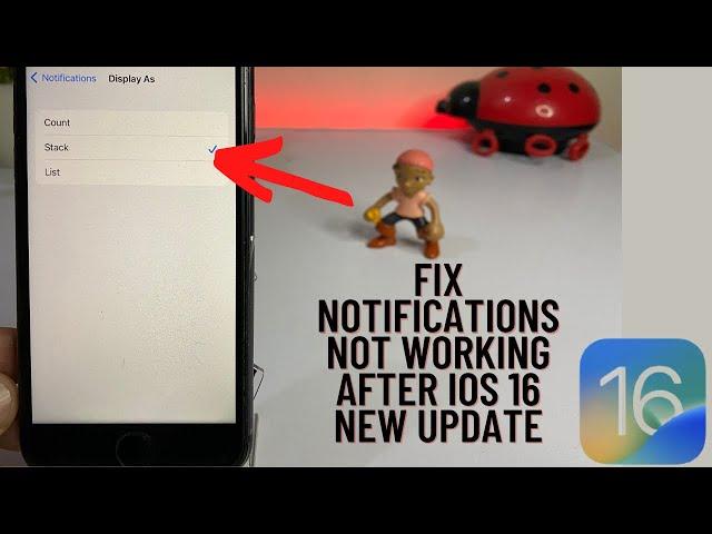 Fix notifications not working on iPhone after new iOS 16 update !! iOS 16 Notifications Not showing