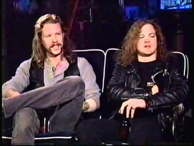 Metallica - Hetfield/Newsted Much Music interview, 1992 1/2