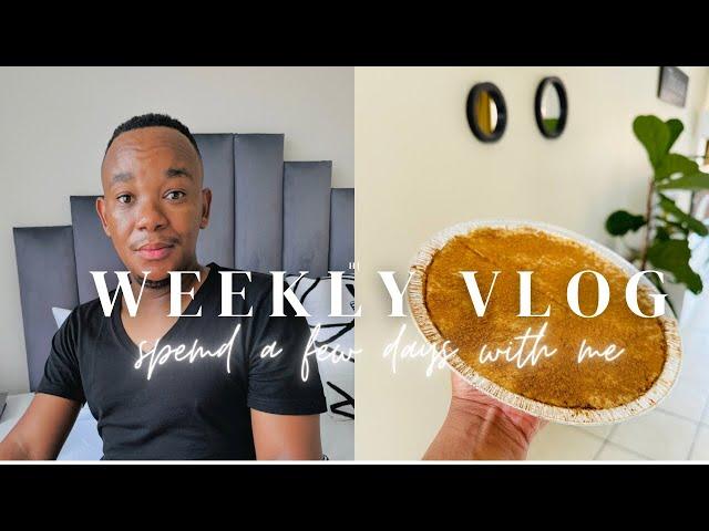 VLOG | Cleaning my living space, cooking and trying out a new dessert recipe | SA Youtuber