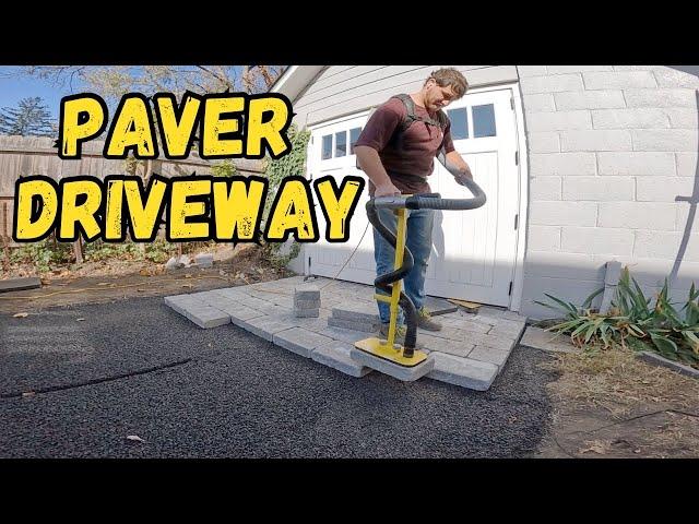 Installing an Antique Style Paver Driveway (Complete Tear Out & Installation)