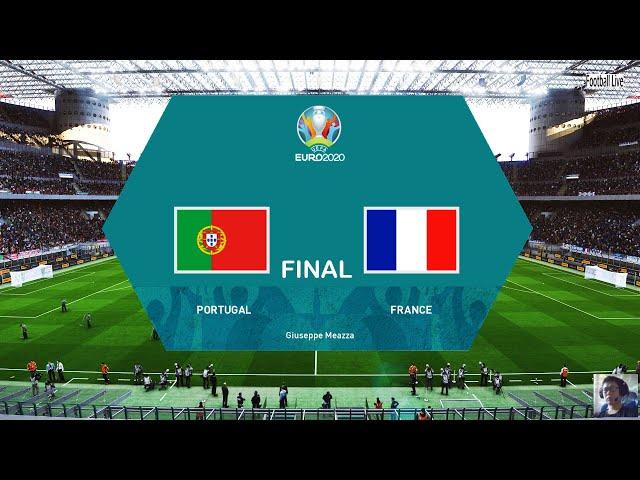 PES 2020 | Portugal vs France | EURO 2020 Final | Fantastic Match | C.Ronaldo vs Mbappe | GameplayPC