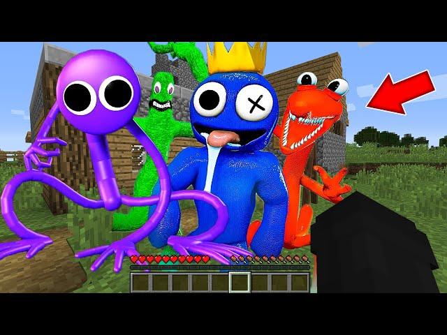 Я НАШЛА РАДУЖНЫХ ДРУЗЕЙ В МАЙНКРАФТ ! ROBLOX RAINBOW FRIENDS MINECRAFT SCP