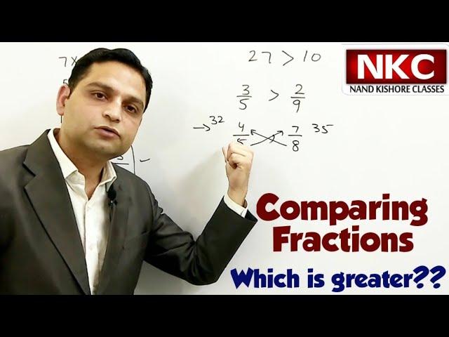 Comparing Fractions - Which is greater? Which is smaller? Fraction Problems | Learn about Fractions