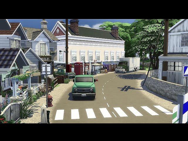  Neighborhood for Rent  4 homes | NO CC | + Gallery Art | The Sims 4 | STOP MOTION | TymMess