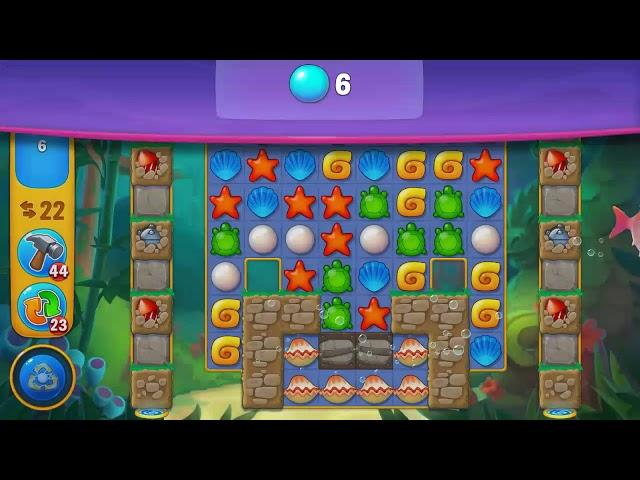 Fishdom SUPER HARD level 1278 Gameplay (iOS Android)