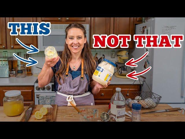 Do THIS for No Fail Easy Homemade Mayonnaise in TWO Minutes or Less!