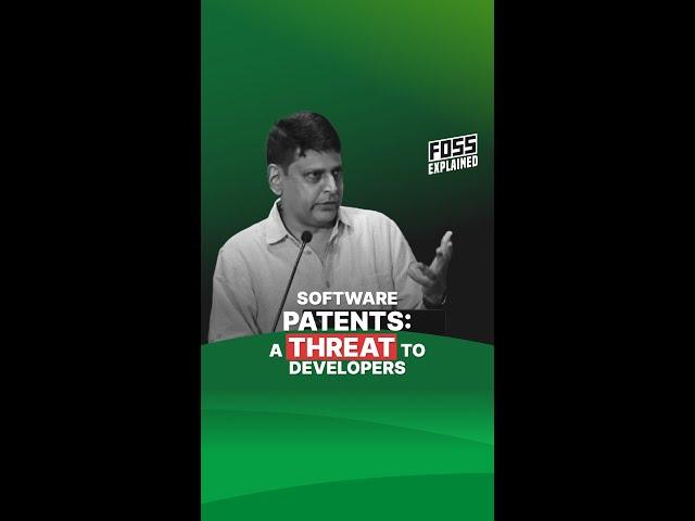 Software Patenting Threat | Vekantesh Hariharan | FOSS United