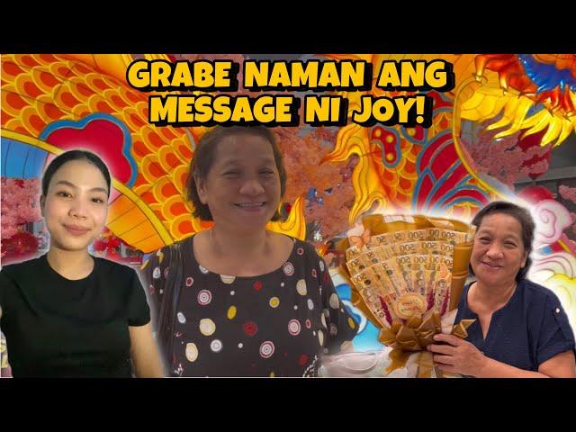 JOY NAG SEND NG BIRTHDAY GREETINGS PARA KAY MAMA, ANG SWEET!!