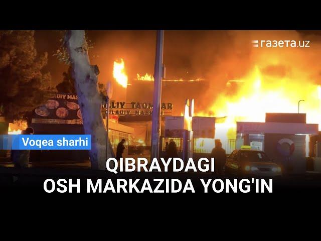 Qibraydagi Havas va osh markazida yong'in chiqdi