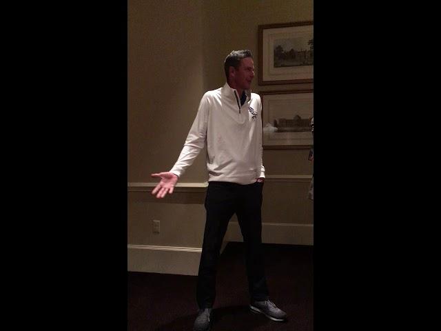 Ted Scott's hilarious story about his first week as a professional caddie