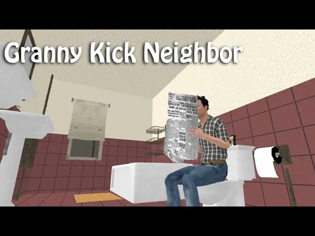 Вот это бабка! Granny kick Neighbor- Первый Взгляд