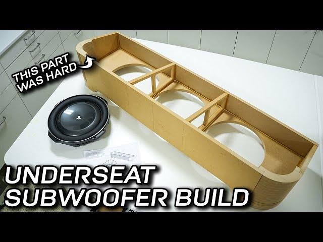 Building an Underseat Subwoofer Box - Assembly and Angled Corner Cuts!