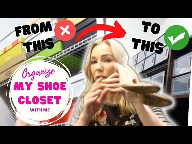 SHOE CLOSET ORGANIZING / Affordable Shoe Storage Solution / Eve Pavlova