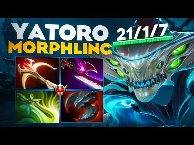 СИЛЬНЕЙШАЯ ИГРА ОТ YATORO НА МОРФЕ| Raddan Morphling 7.37c