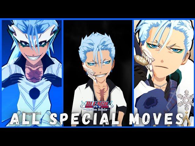 All Grimmjow Special Moves Bleach Brave Souls