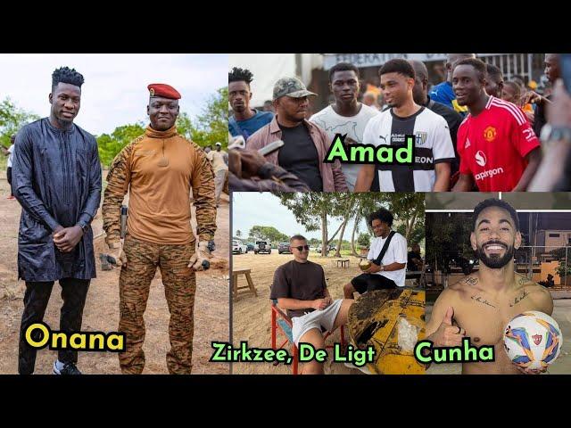 Wow , Onana meet Ibrahim Traore as Amad, Zirkzee,  De Ligt, Cunha ..., Manchester United stars all