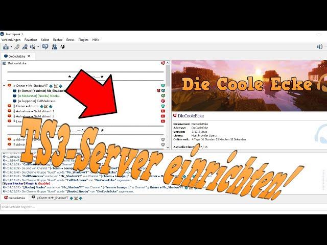  TS3-Server schön gestalten! | Mr_ShadowYT 